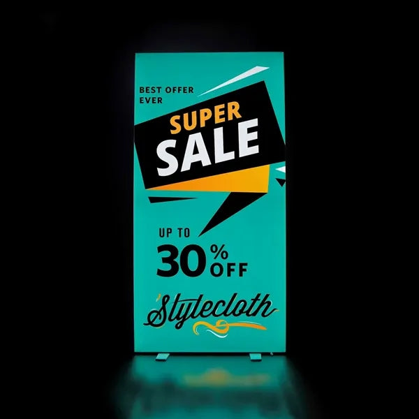3' x 6.5' Deluxe SEG Glo Floor Display Kit