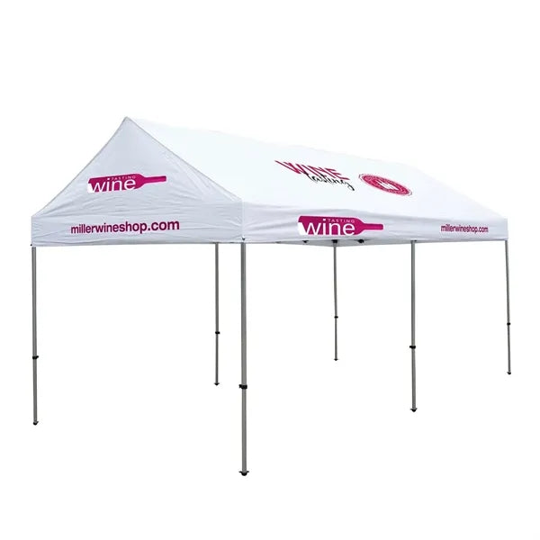 10' x 20' Gable Tent Kit (Full-Color Imprint, 10 Locations)