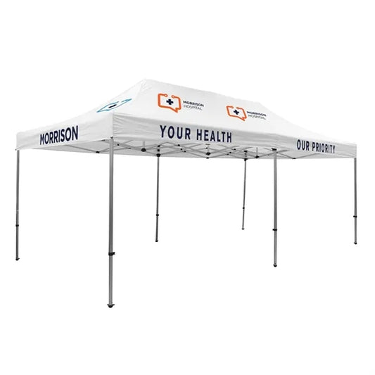 20' Premium Tent Kit (Imprinted, 9 Locations)