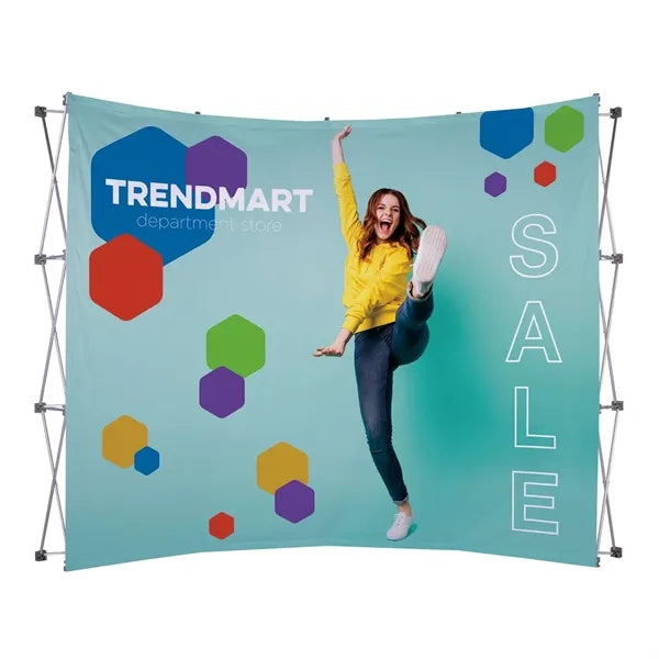 10' Curved Splash Floor Display Face Kit (Poly Knit)