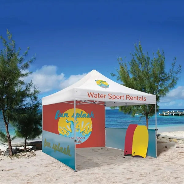 10' Premium Tent Kit (Imprinted, 2 Locations)