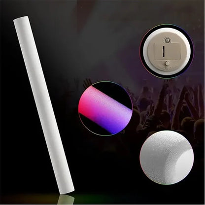 19" Multicolor LED Light Up Foam Glow Stick MOQ100pcs