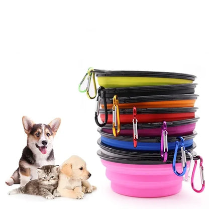 5in Portable Foldable Dog Bowl