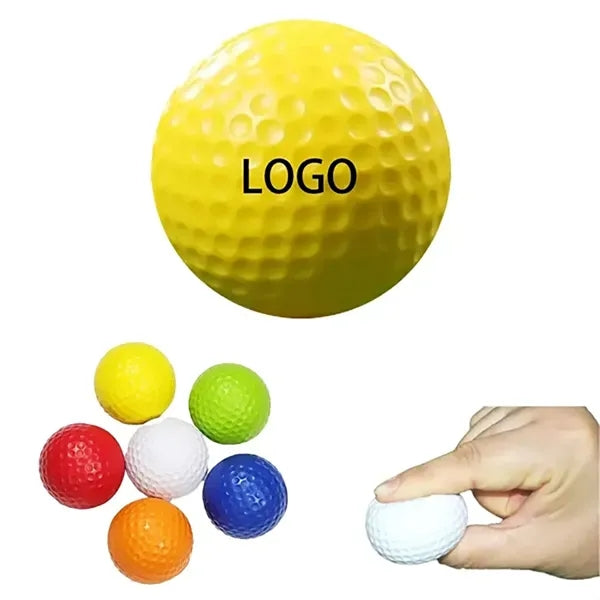 1.7"/2.5" Soft PU Foam Training Golf Stress Ball Reliever