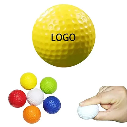 1.7"/2.5" Soft PU Foam Training Golf Stress Ball Reliever