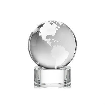 Globe Award on Paragon Base - Clear