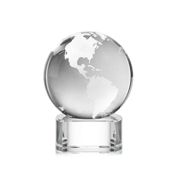 Globe Award on Paragon Base - Clear