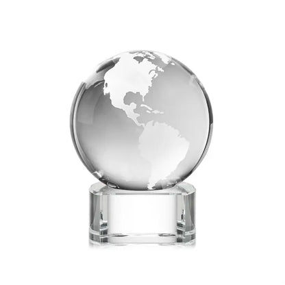 Globe Award on Paragon Base - Clear