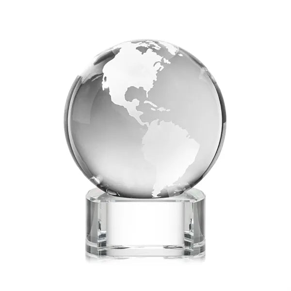 Globe Award on Paragon Base - Clear
