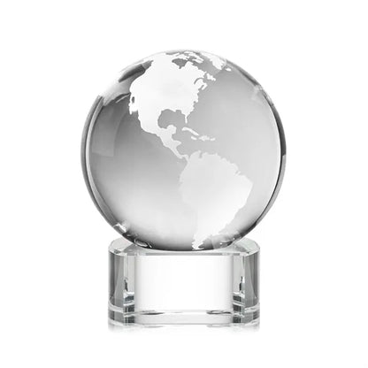 Globe Award on Paragon Base - Clear