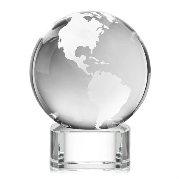 Globe Award on Paragon Base - Clear