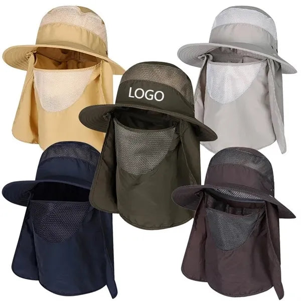 Fishing  Wide Brim Hat with Face & Neck Cover