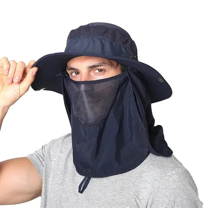 Fishing  Wide Brim Hat with Face & Neck Cover