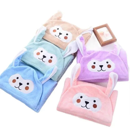 Toddler Soft Hooded Bathrobe