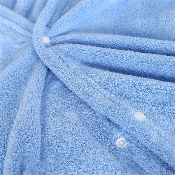 Toddler Soft Hooded Bathrobe