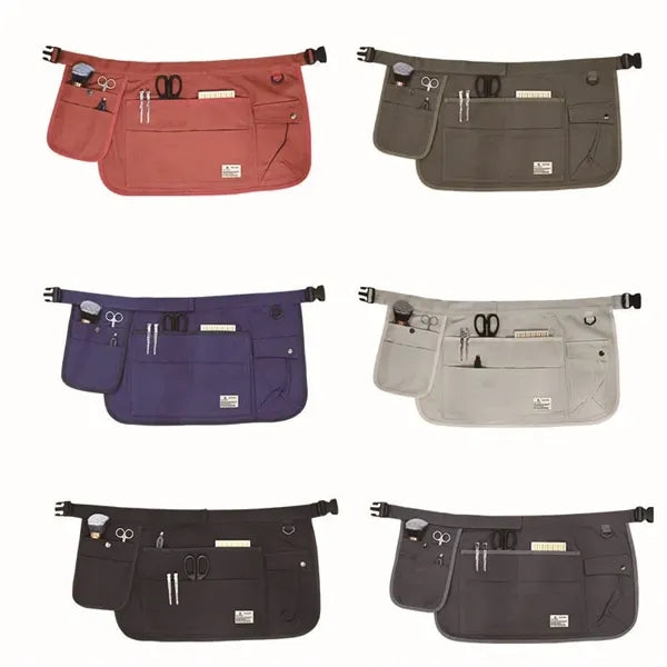 Waist Canvas Multi Pockets Half Apron