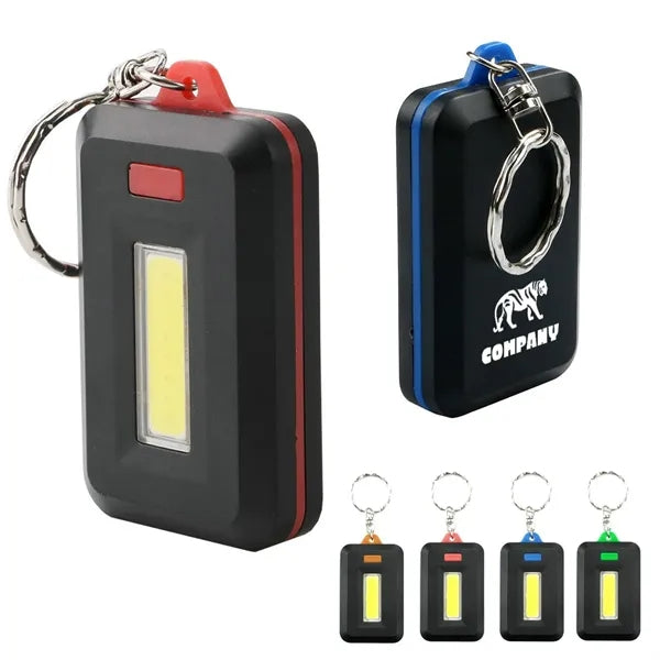 Portable COB Led Keychain Flashlight
