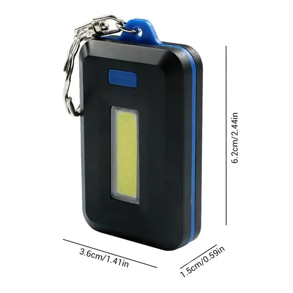 Portable COB Led Keychain Flashlight