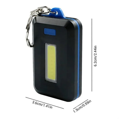 Portable COB Led Keychain Flashlight