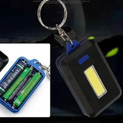 Portable COB Led Keychain Flashlight