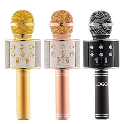 LED Wireless Bluetooth Karaoke Microphone