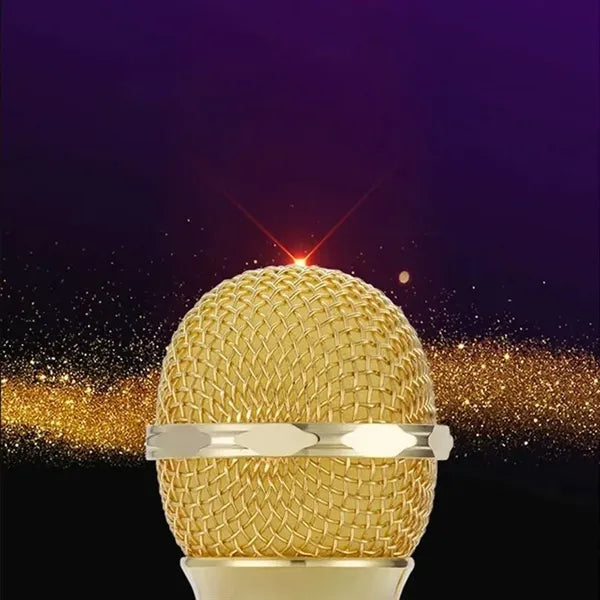 LED Wireless Bluetooth Karaoke Microphone