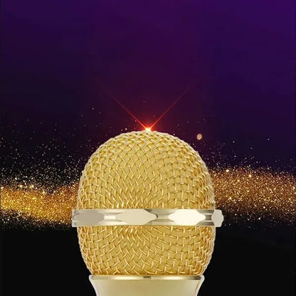 LED Wireless Bluetooth Karaoke Microphone