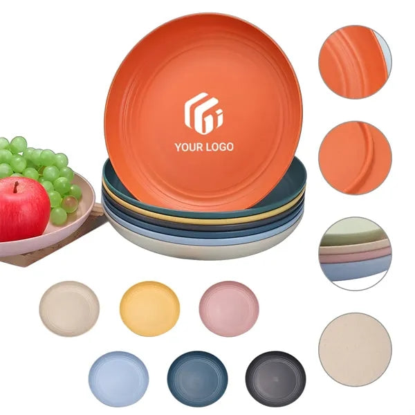 Environmentally friendly creative wheat straw dinner plates