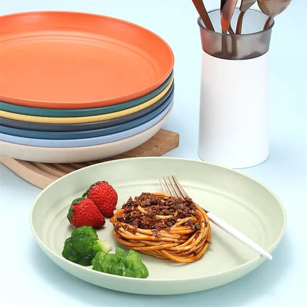 Environmentally friendly creative wheat straw dinner plates