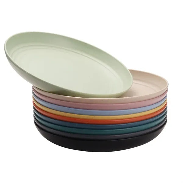 Environmentally friendly creative wheat straw dinner plates