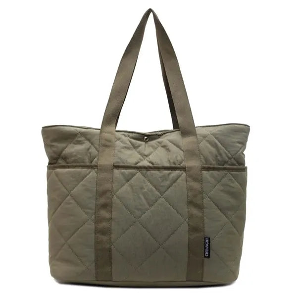Quilted Puffer Tote Bag