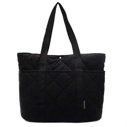 Quilted Puffer Tote Bag