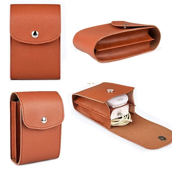 PU Portable Digital Accessory Storage Organizer Bag