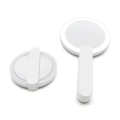 Mini LED Cosmetic Mirror with Swivel Handle