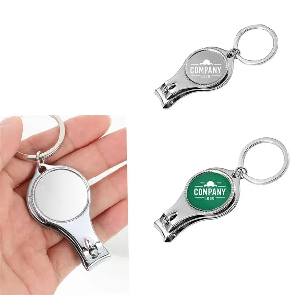 Finger Nail Clip With Keychain