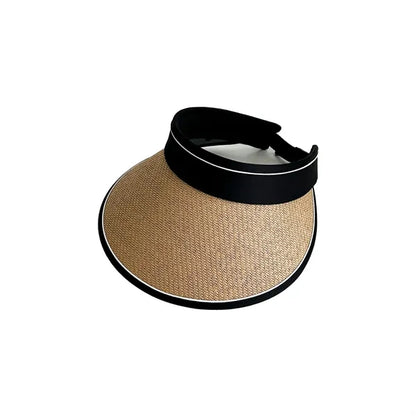 Wide Straw Brim Sun Visor Hats