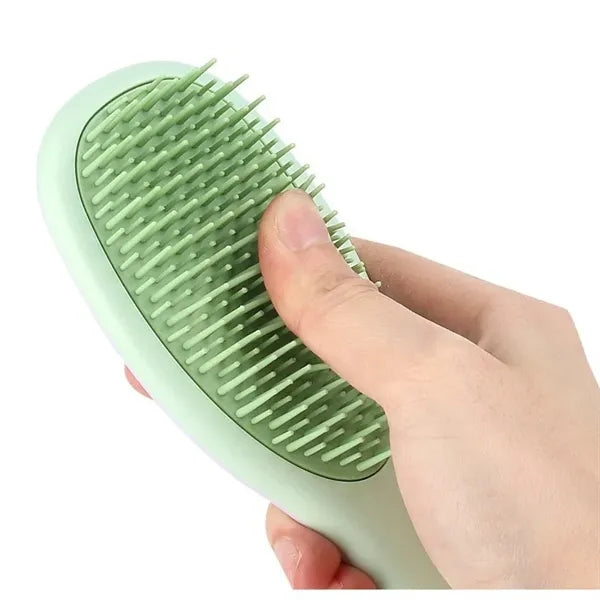 Double-sided Silicone Plastic Hair Comb Brush