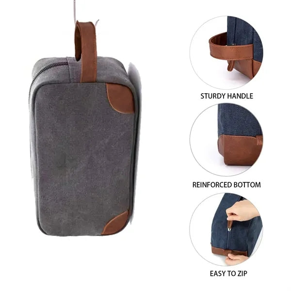 Canvas Vintage Toiletry Bag
