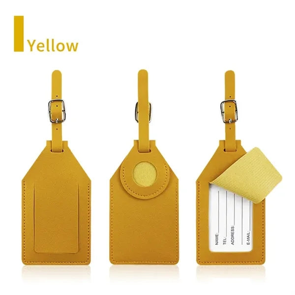 TRACKER LEATHER LUGGAGE TAG