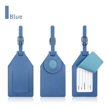 TRACKER LEATHER LUGGAGE TAG