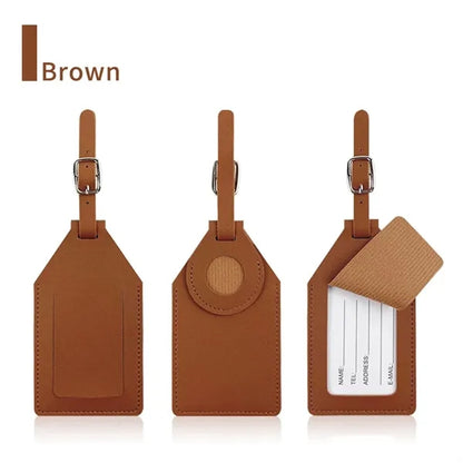 TRACKER LEATHER LUGGAGE TAG