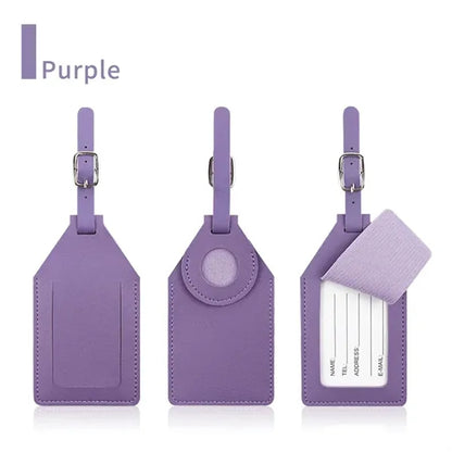TRACKER LEATHER LUGGAGE TAG