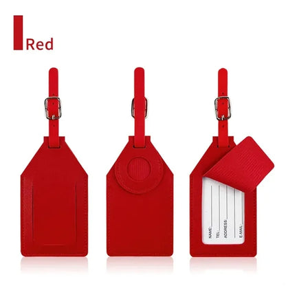 TRACKER LEATHER LUGGAGE TAG