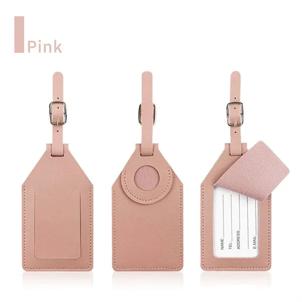 TRACKER LEATHER LUGGAGE TAG