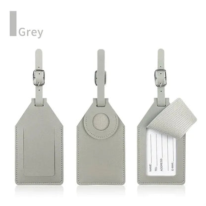TRACKER LEATHER LUGGAGE TAG