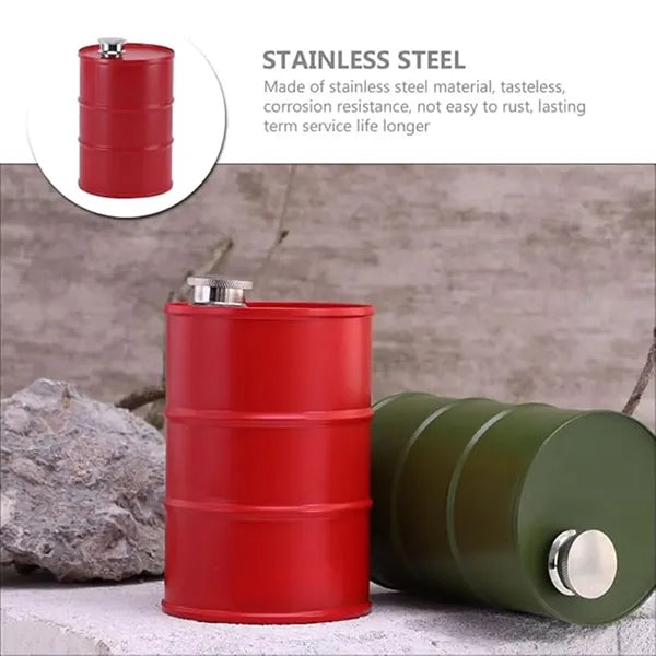 Camping hunting leakproof creative stainless steel flask