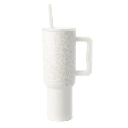 40oz Tumbler With Handle And Straw