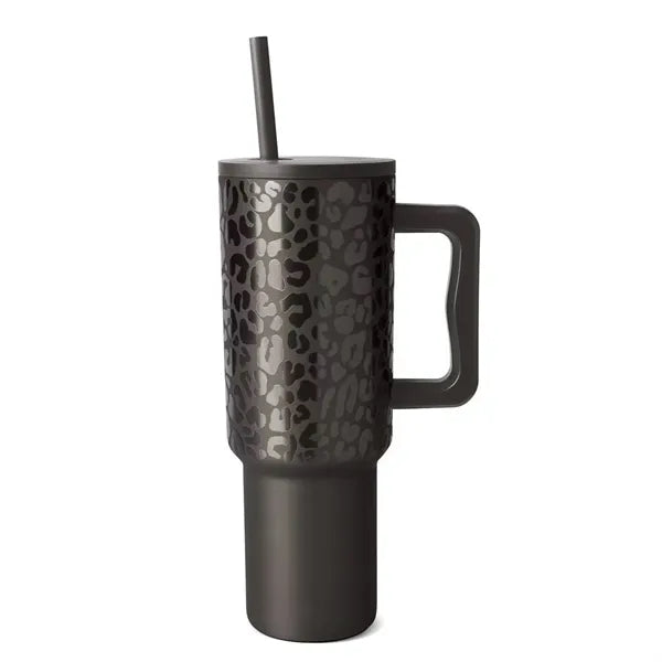 40oz Tumbler With Handle And Straw