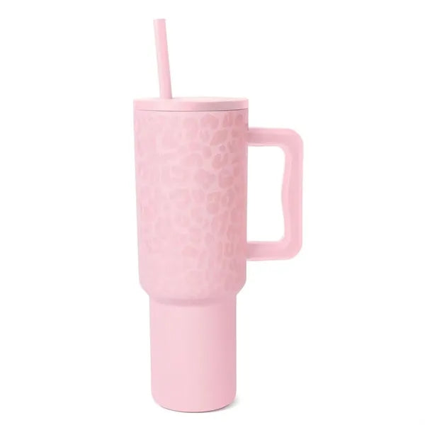 40oz Tumbler With Handle And Straw