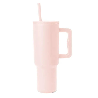 40oz Tumbler With Handle And Straw